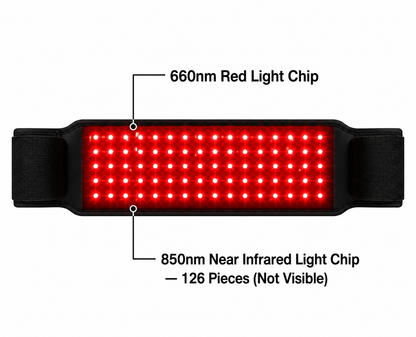 SleepSwitch Red Light Therapy Belt